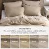imageBedsure Waffle Weave Duvet Cover Queen Size Luxury Soft amp Breathable Comforter Cover for All Season 3 Pieces WrinkleResistant Zipper Bedding with 8 Corner Ties Black06  Khaki No Comforter