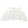imageBedsure Waffle Weave Duvet Cover Queen Size Luxury Soft amp Breathable Comforter Cover for All Season 3 Pieces WrinkleResistant Zipper Bedding with 8 Corner Ties Black00  Ivory White No Comforter
