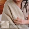 imageBedsure 100 Certified Organic Cotton Blanket  King Size Soft amp Breathable Luxury Blankets for Bed All Seasons Waffle amp Herringbone PureWoven Textured Thermal Blanket for Adults Kids Beige03  Beige