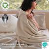imageBedsure 100 Certified Organic Cotton Blanket  King Size Soft amp Breathable Luxury Blankets for Bed All Seasons Waffle amp Herringbone PureWoven Textured Thermal Blanket for Adults Kids Beige03  Beige