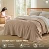 imageBedsure 100 Cotton Muslin Blanket 8Layer Queen Breathable amp Substantial Oeko TEX Gauze Bedding PureWoven AllSeason MoistureWicking Comfort Softens After Wash Linen Beige 90x90Taupe