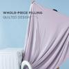 imageBedsure Cooling Blankets for Hot Sleepers  Summer Ice Cold Twin XL Blanket for Bed Lightweight Breathable DoubleSided Cooling Comforter for Dorm Room Grey 66x90 InchesLavender