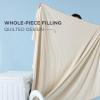 imageBedsure Cooling Blankets for Hot Sleepers  Summer Ice Cold Twin XL Blanket for Bed Lightweight Breathable DoubleSided Cooling Comforter for Dorm Room Grey 66x90 InchesIvory