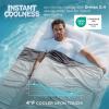 imageBedsure Cooling Blankets for Hot Sleepers  Summer Ice Cold Twin XL Blanket for Bed Lightweight Breathable DoubleSided Cooling Comforter for Dorm Room Grey 66x90 InchesGrey
