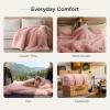 imageBedsure GentleSoft Luxury Faux Fur Pink Throw Blanket for Couch Soft Fuzzy Fluffy Shaggy Gifts Blanket for Women Mothers Day Warm Cozy Plush Fleece Throw for Room Decor 50x60 Inches02  Pink