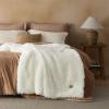 imageBedsure GentleSoft Luxury Faux Fur Pink Throw Blanket for Couch Soft Fuzzy Fluffy Shaggy Gifts Blanket for Women Mothers Day Warm Cozy Plush Fleece Throw for Room Decor 50x60 Inches01  White