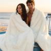imageBedsure GentleSoft Luxury Faux Fur Pink Throw Blanket for Couch Soft Fuzzy Fluffy Shaggy Gifts Blanket for Women Mothers Day Warm Cozy Plush Fleece Throw for Room Decor 50x60 Inches01  White