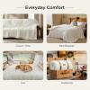 imageBedsure GentleSoft Luxury Faux Fur Pink Throw Blanket for Couch Soft Fuzzy Fluffy Shaggy Gifts Blanket for Women Mothers Day Warm Cozy Plush Fleece Throw for Room Decor 50x60 Inches01  White