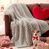 imageBedsure GentleSoft Yellow Throw Blanket for Couch  Super Soft Cozy Blankets for Women Cute Small Blanket for Girls 50x70 InchesBeige