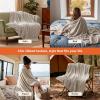 imageBedsure GentleSoft Yellow Throw Blanket for Couch  Super Soft Cozy Blankets for Women Cute Small Blanket for Girls 50x70 InchesBeige