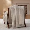 imageBedsure GentleSoft Yellow Throw Blanket for Couch  Super Soft Cozy Blankets for Women Cute Small Blanket for Girls 50x70 InchesBeige