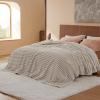 imageBedsure GentleSoft Yellow Throw Blanket for Couch  Super Soft Cozy Blankets for Women Cute Small Blanket for Girls 50x70 InchesBeige