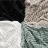 imageBedsure GentleSoft Yellow Throw Blanket for Couch  Super Soft Cozy Blankets for Women Cute Small Blanket for Girls 50x70 InchesBlack
