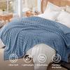 imageBedsure GentleSoft Yellow Throw Blanket for Couch  Super Soft Cozy Blankets for Women Cute Small Blanket for Girls 50x70 InchesBlue