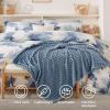 imageBedsure GentleSoft Yellow Throw Blanket for Couch  Super Soft Cozy Blankets for Women Cute Small Blanket for Girls 50x70 InchesBlue