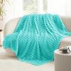 imageBedsure GentleSoft Yellow Throw Blanket for Couch  Super Soft Cozy Blankets for Women Cute Small Blanket for Girls 50x70 InchesBlue Fog