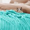 imageBedsure GentleSoft Yellow Throw Blanket for Couch  Super Soft Cozy Blankets for Women Cute Small Blanket for Girls 50x70 InchesBlue Fog