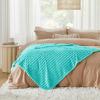 imageBedsure GentleSoft Yellow Throw Blanket for Couch  Super Soft Cozy Blankets for Women Cute Small Blanket for Girls 50x70 InchesBlue Fog