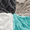 imageBedsure GentleSoft Yellow Throw Blanket for Couch  Super Soft Cozy Blankets for Women Cute Small Blanket for Girls 50x70 InchesBlue Fog