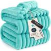 imageBedsure GentleSoft Yellow Throw Blanket for Couch  Super Soft Cozy Blankets for Women Cute Small Blanket for Girls 50x70 InchesBlue Fog