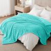 imageBedsure GentleSoft Yellow Throw Blanket for Couch  Super Soft Cozy Blankets for Women Cute Small Blanket for Girls 50x70 InchesBlue Fog