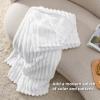 imageBedsure GentleSoft Yellow Throw Blanket for Couch  Super Soft Cozy Blankets for Women Cute Small Blanket for Girls 50x70 InchesBright White