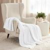 imageBedsure GentleSoft Yellow Throw Blanket for Couch  Super Soft Cozy Blankets for Women Cute Small Blanket for Girls 50x70 InchesBright White