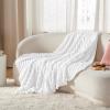 imageBedsure GentleSoft Yellow Throw Blanket for Couch  Super Soft Cozy Blankets for Women Cute Small Blanket for Girls 50x70 InchesBright White