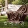 imageBedsure GentleSoft Yellow Throw Blanket for Couch  Super Soft Cozy Blankets for Women Cute Small Blanket for Girls 50x70 InchesBrown