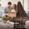 imageBedsure GentleSoft Yellow Throw Blanket for Couch  Super Soft Cozy Blankets for Women Cute Small Blanket for Girls 50x70 InchesBrown