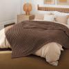 imageBedsure GentleSoft Yellow Throw Blanket for Couch  Super Soft Cozy Blankets for Women Cute Small Blanket for Girls 50x70 InchesBrown
