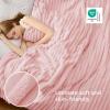 imageBedsure GentleSoft Yellow Throw Blanket for Couch  Super Soft Cozy Blankets for Women Cute Small Blanket for Girls 50x70 InchesCoral Pink
