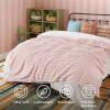 imageBedsure GentleSoft Yellow Throw Blanket for Couch  Super Soft Cozy Blankets for Women Cute Small Blanket for Girls 50x70 InchesCrystal Pink