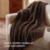 imageBedsure GentleSoft Yellow Throw Blanket for Couch  Super Soft Cozy Blankets for Women Cute Small Blanket for Girls 50x70 InchesDark Chocolate
