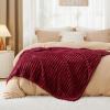 imageBedsure GentleSoft Yellow Throw Blanket for Couch  Super Soft Cozy Blankets for Women Cute Small Blanket for Girls 50x70 InchesDeep Red
