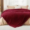 imageBedsure GentleSoft Yellow Throw Blanket for Couch  Super Soft Cozy Blankets for Women Cute Small Blanket for Girls 50x70 InchesDeep Red