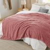 imageBedsure GentleSoft Yellow Throw Blanket for Couch  Super Soft Cozy Blankets for Women Cute Small Blanket for Girls 50x70 InchesDusty Pink