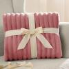 imageBedsure GentleSoft Yellow Throw Blanket for Couch  Super Soft Cozy Blankets for Women Cute Small Blanket for Girls 50x70 InchesDusty Pink