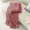 imageBedsure GentleSoft Yellow Throw Blanket for Couch  Super Soft Cozy Blankets for Women Cute Small Blanket for Girls 50x70 InchesDusty Pink