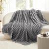 imageBedsure GentleSoft Yellow Throw Blanket for Couch  Super Soft Cozy Blankets for Women Cute Small Blanket for Girls 50x70 InchesFrost Gray