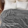 imageBedsure GentleSoft Yellow Throw Blanket for Couch  Super Soft Cozy Blankets for Women Cute Small Blanket for Girls 50x70 InchesFrost Gray