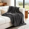 imageBedsure GentleSoft Yellow Throw Blanket for Couch  Super Soft Cozy Blankets for Women Cute Small Blanket for Girls 50x70 InchesGrey