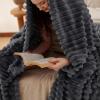 imageBedsure GentleSoft Yellow Throw Blanket for Couch  Super Soft Cozy Blankets for Women Cute Small Blanket for Girls 50x70 InchesGrey