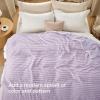 imageBedsure GentleSoft Yellow Throw Blanket for Couch  Super Soft Cozy Blankets for Women Cute Small Blanket for Girls 50x70 InchesLavender Fog