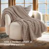 imageBedsure GentleSoft Yellow Throw Blanket for Couch  Super Soft Cozy Blankets for Women Cute Small Blanket for Girls 50x70 InchesLight Brown