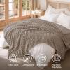 imageBedsure GentleSoft Yellow Throw Blanket for Couch  Super Soft Cozy Blankets for Women Cute Small Blanket for Girls 50x70 InchesLight Brown