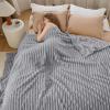 imageBedsure GentleSoft Yellow Throw Blanket for Couch  Super Soft Cozy Blankets for Women Cute Small Blanket for Girls 50x70 InchesLight Grey