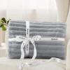 imageBedsure GentleSoft Yellow Throw Blanket for Couch  Super Soft Cozy Blankets for Women Cute Small Blanket for Girls 50x70 InchesLight Grey