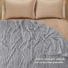 imageBedsure GentleSoft Yellow Throw Blanket for Couch  Super Soft Cozy Blankets for Women Cute Small Blanket for Girls 50x70 InchesLight Grey