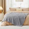 imageBedsure GentleSoft Yellow Throw Blanket for Couch  Super Soft Cozy Blankets for Women Cute Small Blanket for Girls 50x70 InchesLight Grey